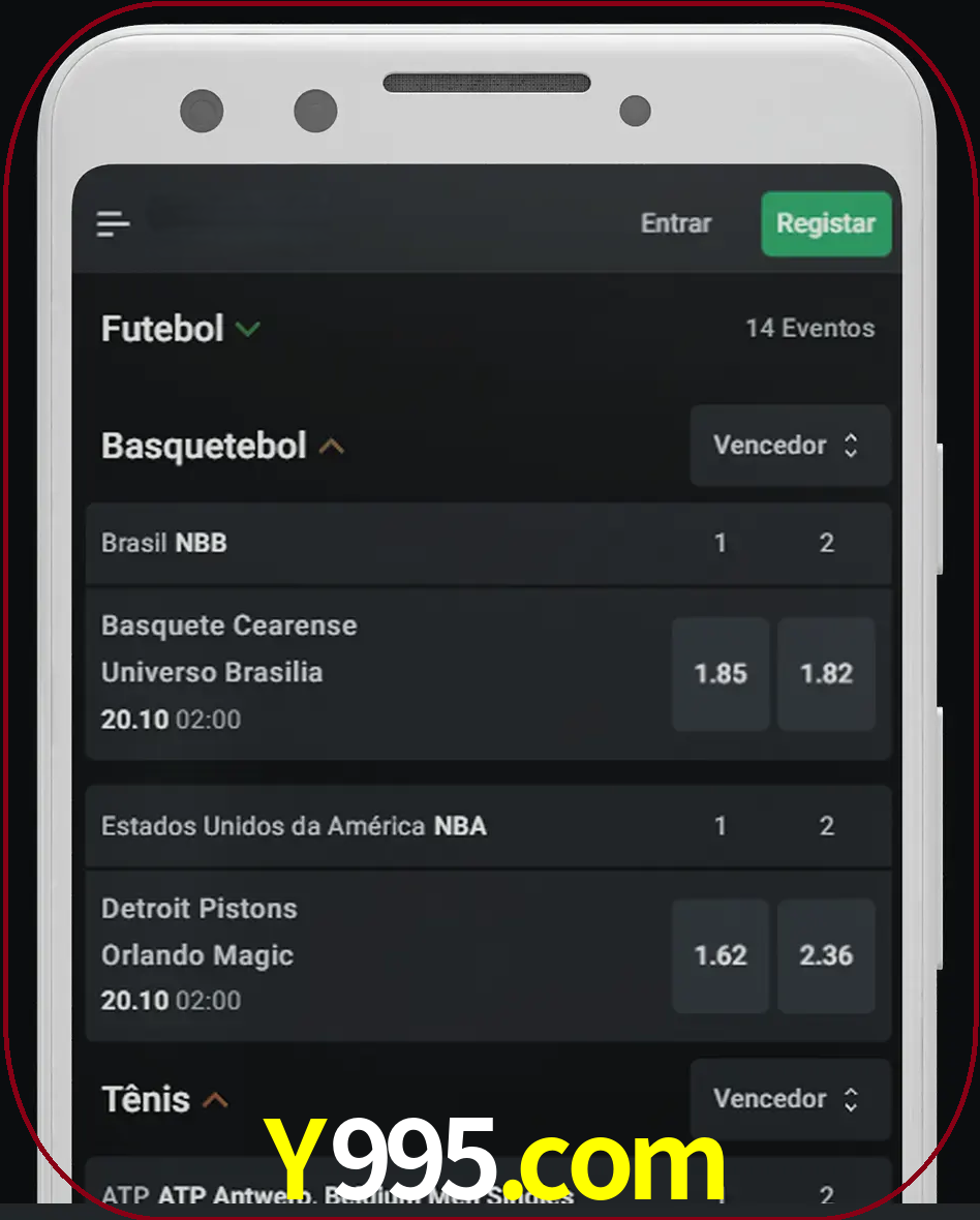 Aposte e assista aos esportes em formato ao vivo.